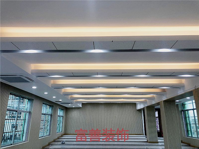 攀丹小學(xué)多功能廳裝修實(shí)景圖集